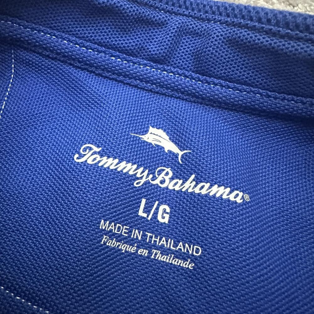 Los Angeles Dodgers Shirt Mens Large Blue MLB Baseball Tommy Bahama Polo LA Logo - Picture 6 of 10